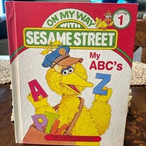 Vintage Sesame Street Book Hardback My ABC's volume 1
